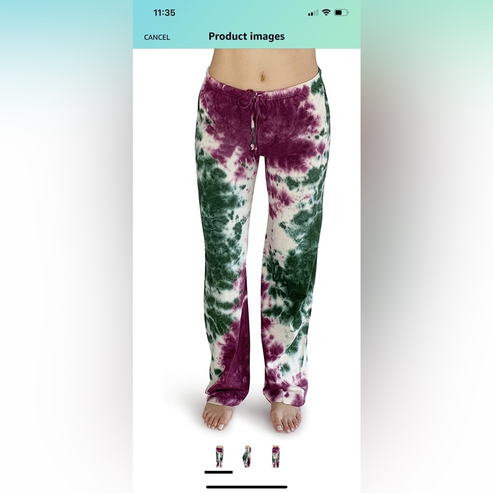 Woman’s tie dye sleepy pants